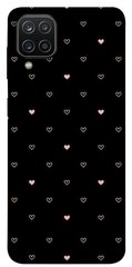 Чехол для Samsung Galaxy A12 PandaPrint Сердечки паттерн
