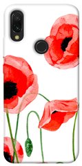 Чохол для Xiaomi Redmi 7 PandaPrint Акварельні маки квіти