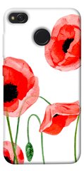 Чохол для Xiaomi Redmi 4X PandaPrint Акварельні маки квіти
