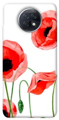 Чехол для Xiaomi Redmi Note 9 5G / Note 9T PandaPrint Акварельные маки цветы