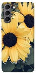 Чехол для Samsung Galaxy S21 PandaPrint Два подсолнуха цветы