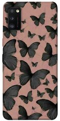 Чехол для Samsung Galaxy A41 PandaPrint Порхающие бабочки паттерн