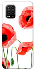 Чехол для Xiaomi Mi 10 Lite PandaPrint Акварельные маки цветы