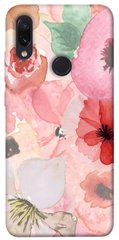 Чохол для Xiaomi Redmi Note 7 / Note 7 Pro / Note 7s PandaPrint Акварельні квіти 3 квіти