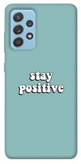 Чехол для Samsung Galaxy A52 4G / A52 5G PandaPrint Stay positive надписи