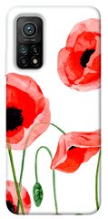 Чехол для Xiaomi Mi 10T PandaPrint Акварельные маки для цветы