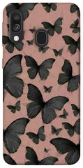 Чехол для Samsung Galaxy A40 (A405F) PandaPrint Порхающие бабочки паттерн
