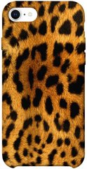 Чехол для Apple iPhone SE (2020) PandaPrint Леопардовый принт животные