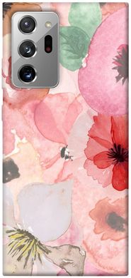 Чехол для Samsung Galaxy Note 20 Ultra PandaPrint Акварельные цветы 3 цветы