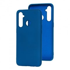 Чехол для Realme 5 Pro Silicone Full синий