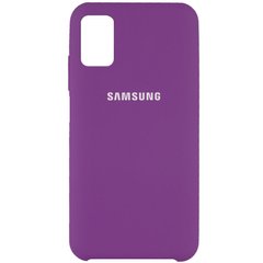 Чехол Silicone Cover (AAA) для Samsung Galaxy M51 (Фиолетовый / Grape)