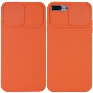 Чохол Camshield Square TPU зі шторкою для камери для Apple iPhone 7 plus / 8 plus (5.5"") Помаранчевий