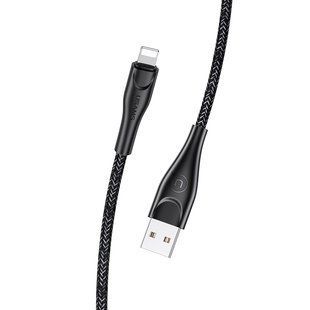 Кабель USAMS Lightning Braided US-SJ391 U41 |1m, 2A| Black, Black