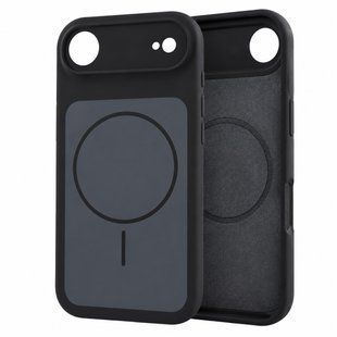 Чехол для iPhone 17 Air Dual Tone Silicone MagSafe Case &ndash; Black