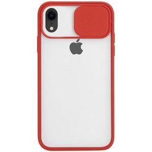 Чохол Camshield mate TPU зі шторкою для камери для Apple iPhone XR (6.1 "") Червоний