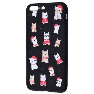 TPU чохол WAVE Fancy для Apple iPhone 7 plus / 8 plus (5.5 ") (Dogs / Black)