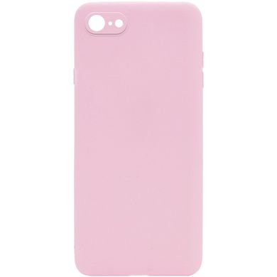 Силиконовый чехол Candy Full Camera для Apple iPhone 7 / 8 / SE (2020) Розовый / Pink Sand