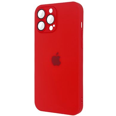 Чохол для Iphone 11 Pro Скляний матовий + скло на камеру TPU+Glass Sapphire matte case Cola Red