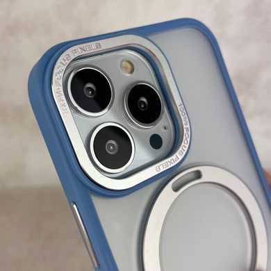 Чохол для iPhone 13 Pro Max Matt Guard MagSafe Case + кільце-підставка Deep Purple