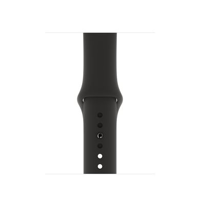 Силиконовый ремешок для Apple watch 38mm / 40mm (Черный / Black)