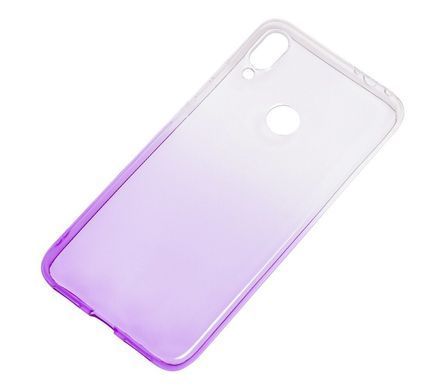 Чехол для Xiaomi Redmi Note 7 Gradient Design бело-фиолетовый
