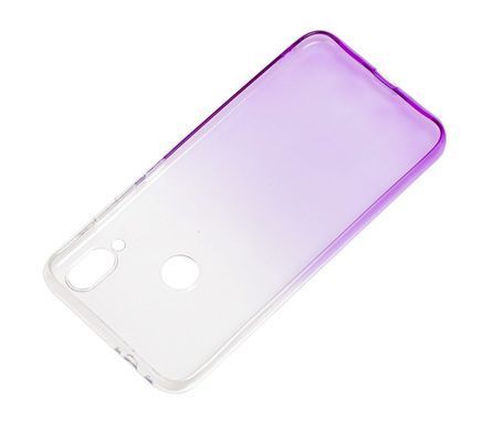 Чехол для Xiaomi Redmi Note 7 Gradient Design бело-фиолетовый