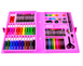 Набір для дитячої творчості і малювання Painting Set 86 предметів дитячий в валізці| Рожевий