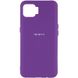 Чехол для Oppo A73 Silicone Full с закрытым низом и микрофиброй Фиолетовый / Purple