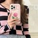 Чехол для iPhone 14 Pro Max Tulips Plush Case Pink