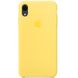Чехол Silicone case 1:1 (AAA) для Apple iPhone XR (6.1"") Желтый / Canary Yellow
