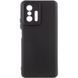 Чехол для Xiaomi 11T / 11T Pro Silicone Full camera закрытый низ + защита камеры Черный