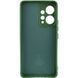 Чехол Silicone Cover Lakshmi Full Camera (A) для Xiaomi Redmi Note 12 4G Зеленый / Dark green