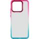 Чохол TPU+PC Fresh sip series для Xiaomi Redmi 10C Бірюзовий / Рожевий
