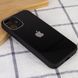 TPU+Glass чехол GLOSSY Logo Full camera (opp) для Apple iPhone 12 mini (5.4") (Черный)