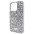 Чехол для iPhone 14 Pro Swarovski со стразами Silver