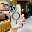 Чехол для iPhone 13 Pro Max Open Shining With MagSafe Green