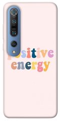 Чехол для Xiaomi Mi 10 / Mi 10 Pro PandaPrint Positive energy надписи