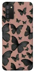 Чехол для Samsung Galaxy A02s PandaPrint Порхающие бабочки паттерн