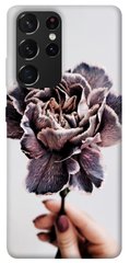 Чехол для Samsung Galaxy S21 Ultra PandaPrint Гвоздика цветы
