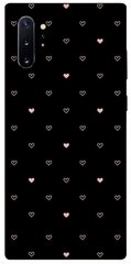 Чехол для Samsung Galaxy Note 10 Plus PandaPrint Сердечки паттерн