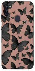 Чехол для Samsung Galaxy M11 PandaPrint Порхающие бабочки паттерн