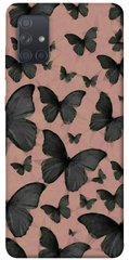 Чехол для Samsung Galaxy A71 PandaPrint Порхающие бабочки паттерн