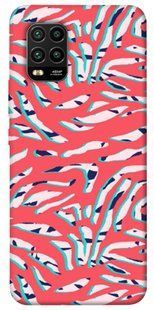 Чохол для Xiaomi Mi 10 Lite PandaPrint Red Zebra print патерн