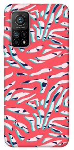 Чехол для Xiaomi Mi 10T PandaPrint Red Zebra print для паттерн