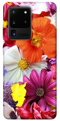 Чехол для Samsung Galaxy S20 Ultra PandaPrint Бархатный сезон цветы