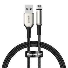 Кабель Baseus Micro USB Zinc Magnetic (Charging) |1m, 2A| (CAMXC-H05) Black, Black
