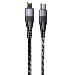 Кабель HOCO Type-C to Lightning Vortex magnetic fast charging data cable U99 |1.2m, 3A, PD/20W| Black, Black