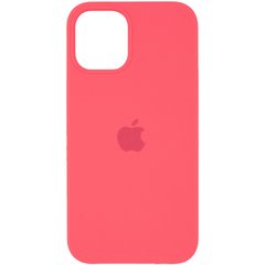 Чехол silicone case for iPhone 12 mini (5.4") (Розовый /Hot pink)