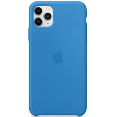 Чохол Silicone case Original 1:1 (AAA) для Apple iPhone 11 Pro Max (6.5 ") (Синій / Surf Blue) Найкраща якість!!