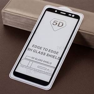 5D стекло для Samsung Galaxy J6 Plus Black Полный клей / Full Glue